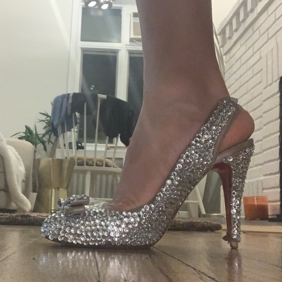Christian Louboutin with Custom Crystal Design - Picture 5 of 5